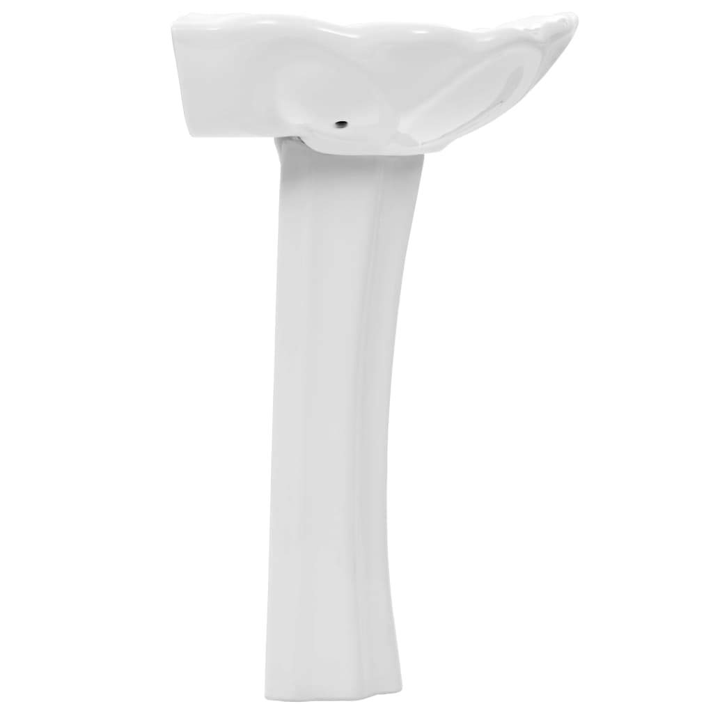 ShGaxin Lavandino a Colonna in Ceramica Bianca 580x510x200 mm,Lavandino,Lavandino Bagno,Lavandini Bagno,Articoli idraulici-143005