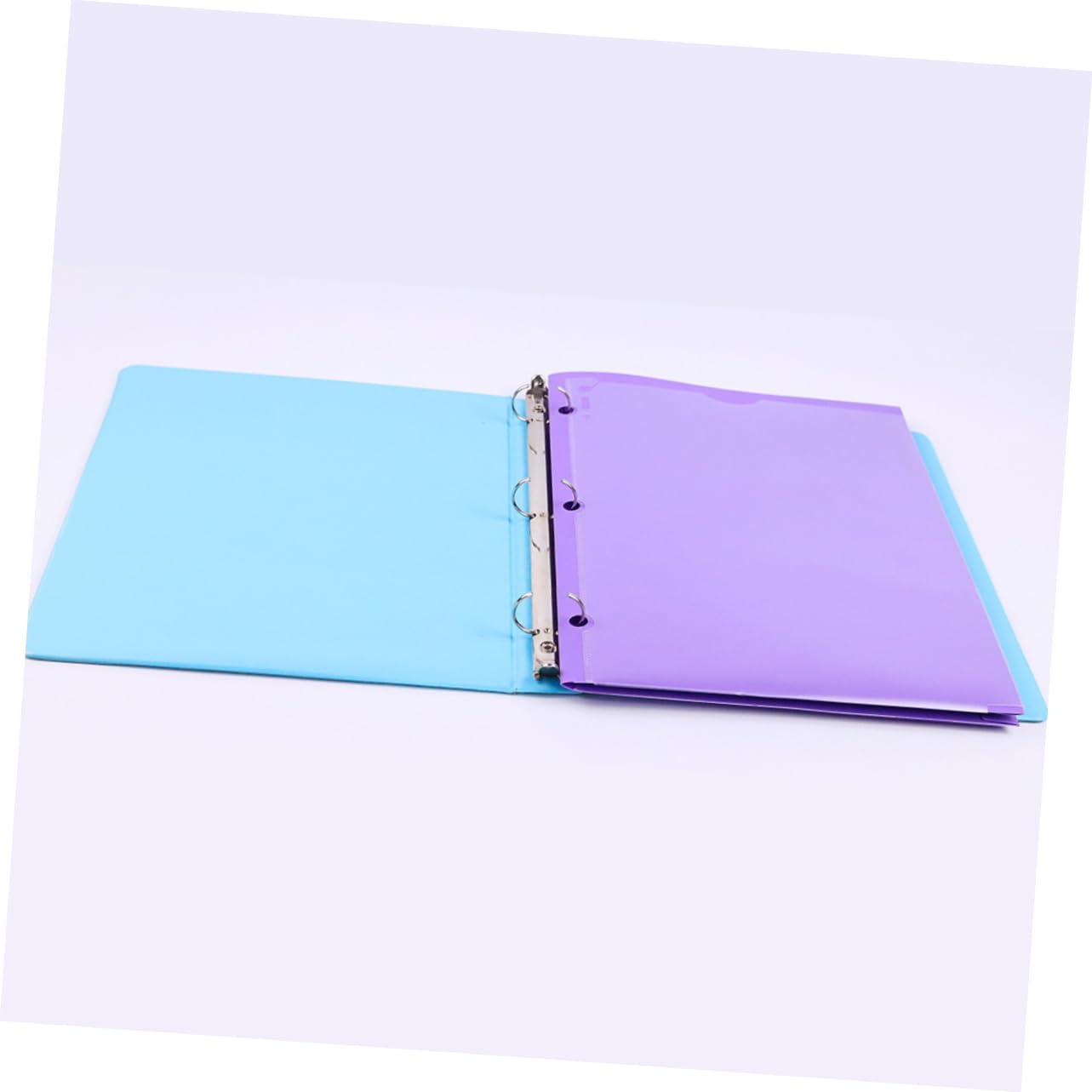 Carpeta de Plástico A4 Doble Bolsillo y 6 Piezas Pp | Diseño de Doble Ranura Fundas Transparentes, para Papeles de Oficina y Exámenes, Formato de Archivo Color Aleatorio