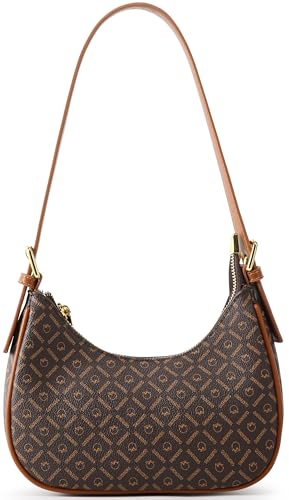 Queenoris Small Shoulder Bag for Women,Retro Mini Cute Designer Purses