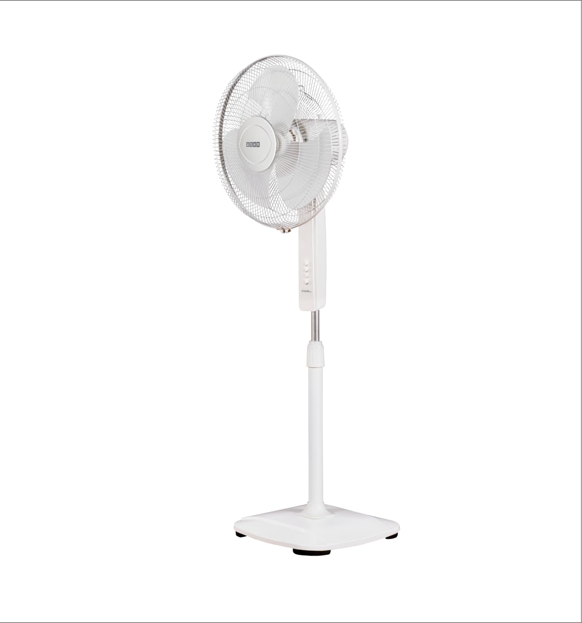 USHA Striker Plus Pedestal Fan | 400MM Sweep Size | 2100 RPM | Jerk-Free & Uniform Oscillation | Aerodynamic Blade Design for High Air Delivery | Anti-Rust Protection | 100% Copper Motor |(White)-image-26