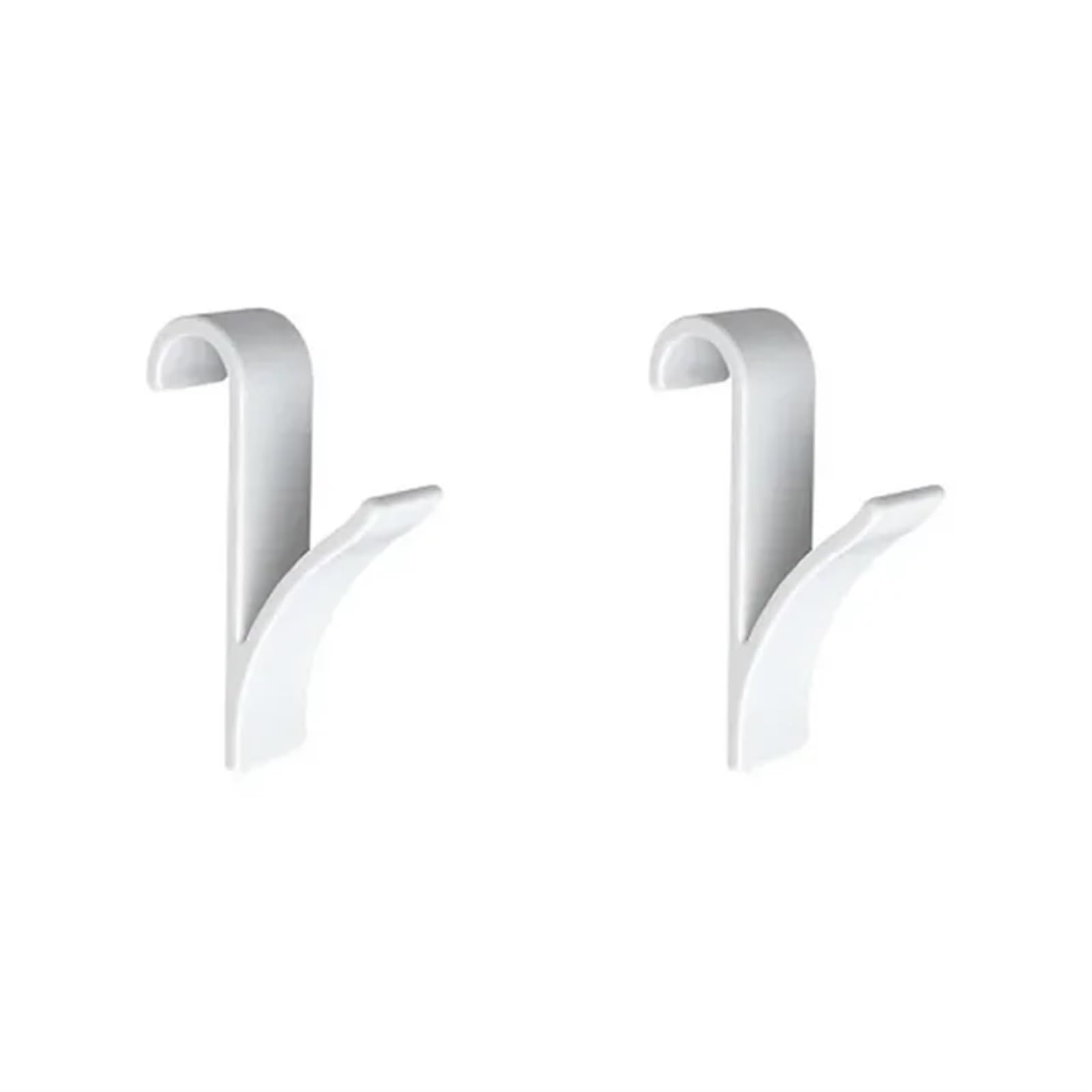 SHBHWS Kitchen Bathroom Hanger Clips Storage Racks White Clear Towel Radiator Rail Clothes Scarf Hooks Holder For use in Bathroom(White 2 pcs)