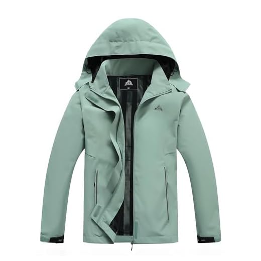 MOERDENG Women's Waterproof Rain Jacket Lightweight Raincoat Hooded Hiking Jacket Softshell Windbreaker