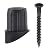 Myard Classic Round Baluster Line Level Connectors 100-pack with Screws for Deck Handrail Railing Fencing