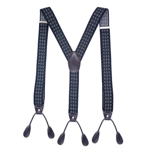 Kangnice Versatile Suspenders Classical Elastic Suspenders For Wedding Modern Classical Adjustable Chian Belt Daily