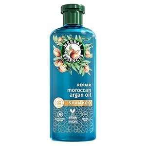 Herbal Essences Argan Oil Repair Shampoo 350ml to Nourish Damaged Hair, Silicone Free