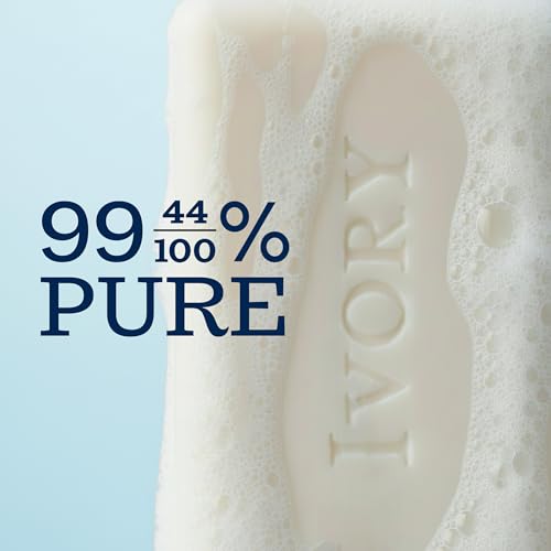 Image of Ivory Gentle Bar Soap, Designed for Whole Family, 99.44% Pure Formula, Plant-Based Cleanser, Made Without Heavy Perfumes, Parabens & Phthalates, For All Skin Types, Original Scent, 3.17 oz (3 Count)