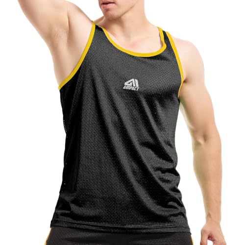 Débardeur en maille homme AIMPACT pour entraînement et bodybuilding