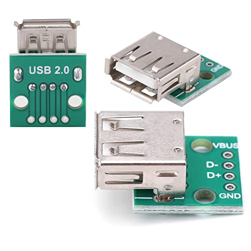 10 piezas Conector USB Tipo A hembra para prototipos miniatura 6