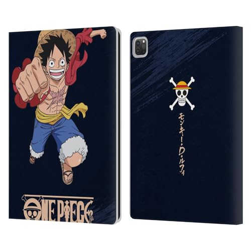 One Piece Luffy Housse Cuir iPad Pro 12.9 Coque Portefeuille