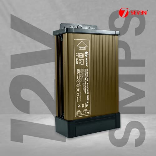 7SEVEN® SMPS 12v Power Supply 50amp 600w Weather Proof Rainproof Suitable for LeD Signage, Strip Light, Decorate Lite, Surveillance CCTV Camera &... - Image 3