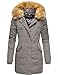 Produktbild Marikoo Damen Winter Mantel Winterparka Karmaa Grau Gr. L