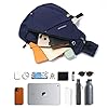 TITECOUGO Sling Backpack Travel Shoulder Bag One Strap Crossbody Bags Lightweight Chest Daypack Camp Day Packs for Women and Men Hiking Accessories Large Navy Bule #2