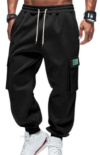 OLIPHEE Pantalones Cargo Hombre Pantalón Polar Hombre Pantalones