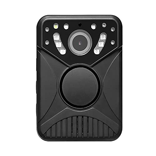 1296P HD Police Body Camera 128G Memory Advanced Portable Camera Waterproof Body Video Recorder with 2-inch Display Night Vision Law Enforcement Recorder