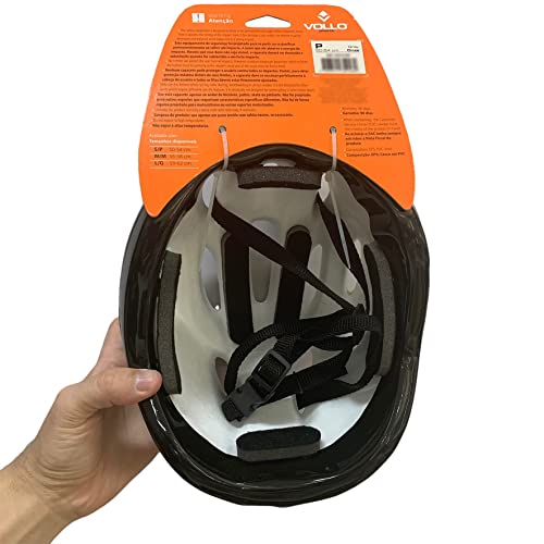 Capacete 55-58cm Patins Skate Patinete Ciclismo VCC410M Vollo M Médio Cinza