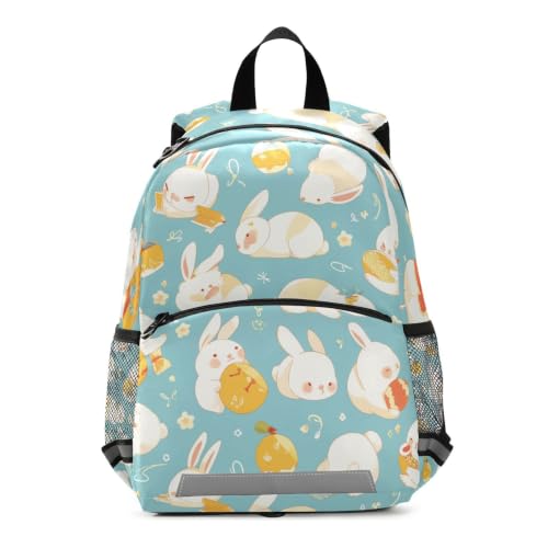 Sac à dos lapin blanc pour maternelle et tout-petits de 3 à 8 ans