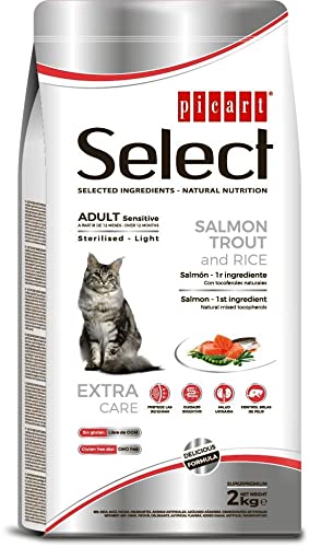Select Cat Sensitve-Esterilizado-Light 2 kg. Alimento Premiun para Gatos
