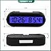 BOGERDACK 2PCS Car Digital Clock,with Temperature Date Fahrenheit LED Backlight 2 in 1 Portable Tiny Digital Dashboard Mini Clock, for Car, Truck, RV, Office Desk, and Home Use