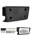 Forccord Custom Fit for License Plate Bracket Chevy Silverado 2013 2012 2011 2010 2009 2008 2007 Replacement Front License Plate Frame Black