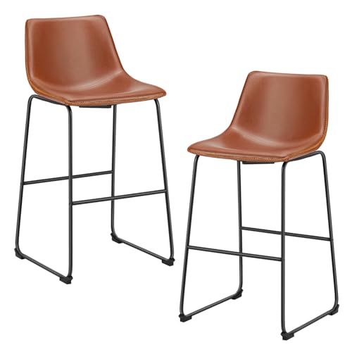 DUMOS 26 Inch Counter Height Bar Stools Set of 2,...