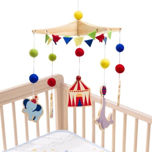 Mobile pour berceau original avec animaux suspendus, le cadeau de naissance idéal