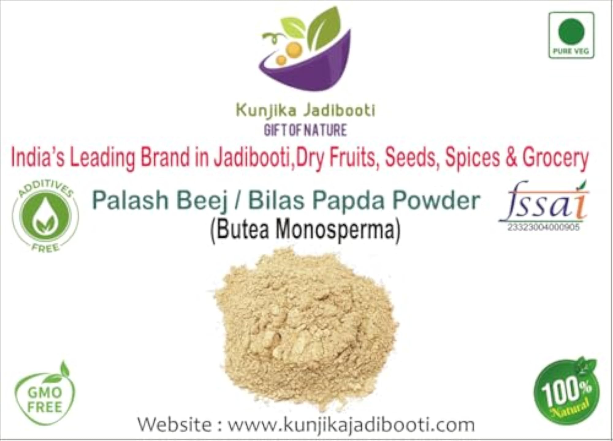 Kunjika Jadibooti Palash Beej Powder