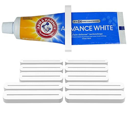 [10 Pack] Toothpaste Tube Squeezer Dispenser Tool Makeup Saver Holder Small Bathroom USA