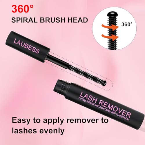 Image of Lash Remover for Lash Extensions LAUBESS 10ml Lash Glue Remover Individual False Lash Cluster Remover DIY Lash Extension Remover Eyelash Glue Remover