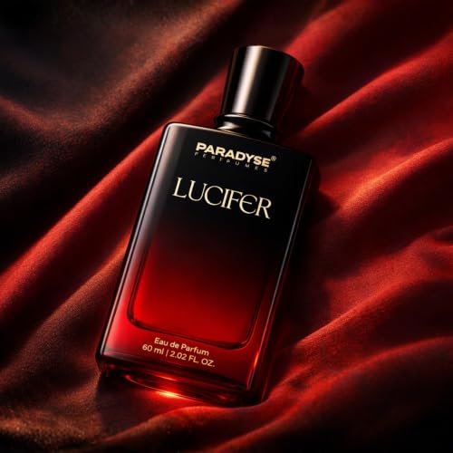 Image of Lucifer Paradyse Perfume: Asura Collection Masculine Perfume | Spicy Saffron, Nutmeg & Lavender, Deep Oud & Patchouli Musk | Seductive Nighttime Eau de Parfum (60 ml)