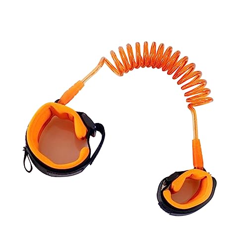 ULDIGI 2M Safety Harness Lost Belt Leash Wrist Link Traction Rope Orange Durable and Comfortable Design for Indoor and Outdoor Activities for Shopping Malls Parks