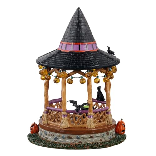 Witch Gazebo Lemax pavillon sorcière décoration spooky town