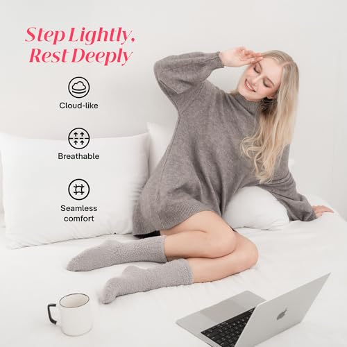 Image of CoolMate Cozy Soft Cloud Socks, Fuzzy Socks for Women