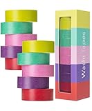 Mr. Pen Washi Tape Set, 10 Rolls, Tropical Twirl, Decorative Tape, Washi Tapes, Scrapbook Tape, Craft Tape