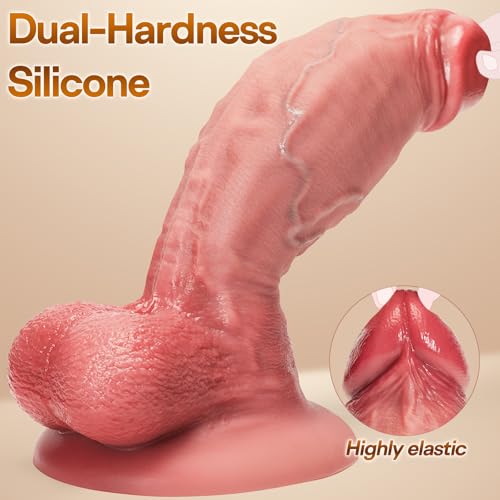 8 Inch Thick Realistic Dildo Big Girth Sex Toy for Intense Pleasure - Image 4