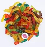 Smarty Stop Gummy Worm Candy – Edible Fruity Flavored Confectionery Snack (Assorted Fruit Worm, 2 Pound (Pack of 1))