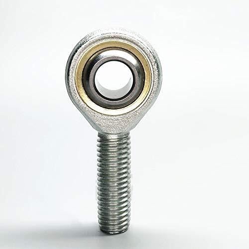 BRDI27580 Rodamientos 2 Unids SA22T/K SAL22T/K M22x1.5mm Agujero 22mm Ojo de Pez Macho Izquierda Hembra Derecha Rod Extremo Rodamiento Rosca Rótula SA22TK POSA22(SAL22TK left)
