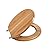 Toilet Seat, Oak Wood, Solid Wood, High Gloss Finish, PIKLiDS (Round)