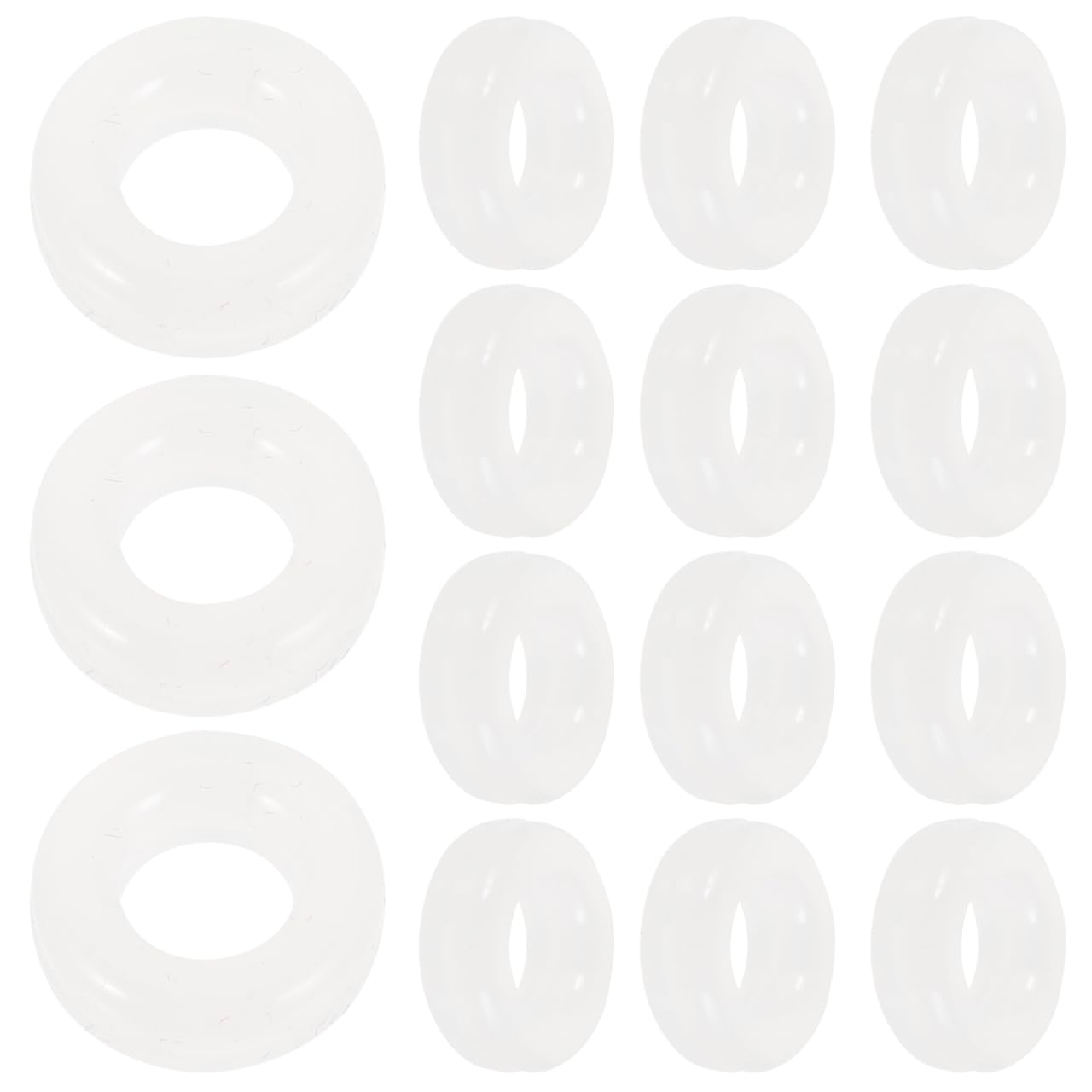 ARTIBETTER Anti-Slip Ring for Eyeglasses Temple Tips Silicone Retainers for Glasses Comfort and Stability Fits Reading Glasses Sunglasses