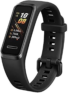 HUAWEI Band 4 Smart Band, Fitness Activities Tracker with 0.96" Color Screen, 24/7 Continuous Heart Rate Monitor, Sleep Tracking, 5ATM Waterproof, up to 6 Days of Usage Time, Graphite Black
