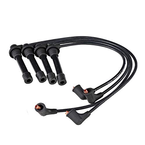 Bodeman - Ignition Spark Plug Wires 7mm (4PC Set) for 1992-2000 Honda Civic, 1993-1997 Civic Del Sol, 1997-2000 Acura EL - L4 1.6L