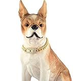 Ajuste: mida el cuello del perro y agregue 1-2 pulgadas a la longitud del collar inicial para ajustarse. Las longitudes 10 "~ 24", 10 "y 12" son adecuadas para perros pequeños, tenga en cuenta que esta cadena no es ajustable.