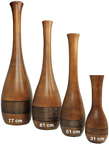 Vase en bois de manguier de 51 cm pour sublimer votre salon bohème