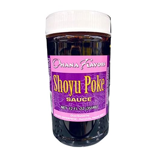 Ohana Flavors Hawaiian Poke Sauce (Shoyu, 12 Fluid Ounce)
