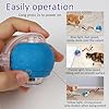 Giociv Interactive Cat Toys Ball for Indoor Cats Fast Rolling on Carpet, Chirping & Motion Activate Cat Toys (Blue) #3