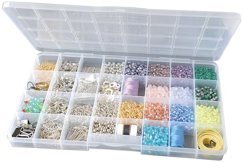 Image of The Beadery - Large Bead Keeper Storage Box, 32 Compartment - 2176