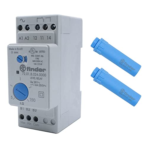 Finder Serie 72 – Relais Control sensibilità regolabile + 2 sonde 072.31