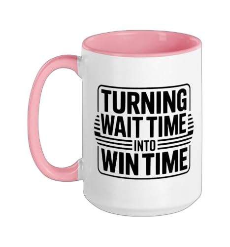 Car Rental Agent Job Title Profession Rent Vehicle Ceramic Mug, Pink/White, 15oz