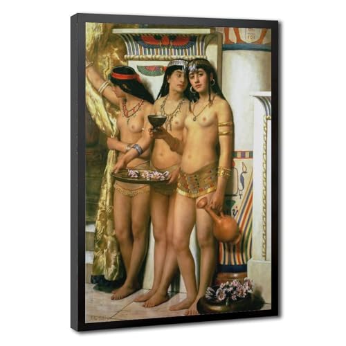 Toile John Collier Demoiselles du pharaon deco murale salon et bureau grand format