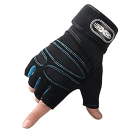 Unisex Lifting Training Gloves- Easy Grip, Fitness, Gymnastics XL Blue