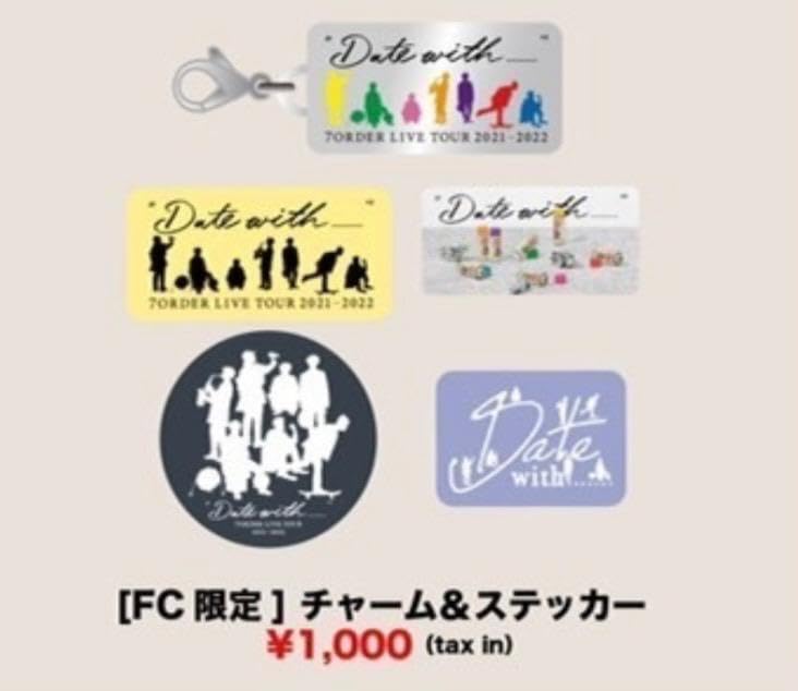 Amazon.co.jp: 7ORDER LIVE TOUR 2021-2022 Date with グッズ ホビー 